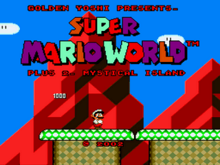 Super Mario World Plus 2 - Mystical Island Hack Title Screen